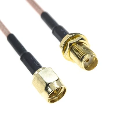 SMA Male To SMA Female Connector lot RF Coaxial Jumper Coax Cable RG316 - Image 1 of 3