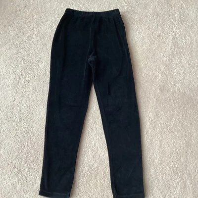 PANTALONES DE TERCIOPELO NEGRO GAP NIÑAS, 13-14, CINTURA ELÁSTICA, CÓMODOS Foto 1 de 2