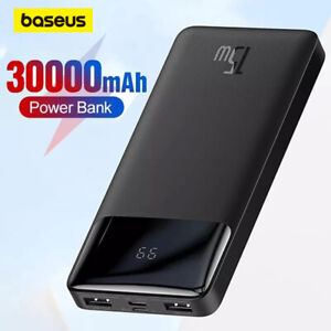 Baseus 30000mAh PD Fast Charging Power Bank Portable Charger Battery Powerbank