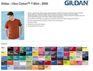 LOTE DE CAMISETAS Gildan Ultra Algodón BLANCAS A GRANEL Colores o Blancas S-XL al por mayor - Imagen 1 de 10