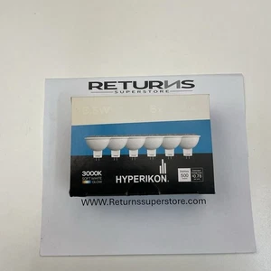 Hyperikon MR16 LED 6.5W, Bi-Pin Base Spotlight Bulb, 3000K Soft White - 6 PACK - Picture 1 of 3