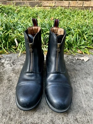 Ariat Heritage Breeze Zip Paddock Womens Black Zip-Up Leather Ankle Boots 10.5B - Image 1 of 4