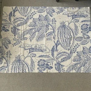 Manuel Canovas Pali 1146/59 Blue fabric remnant 90cm drop by 132cm width - Picture 1 of 8