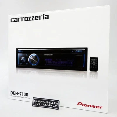 Pioneer Carrozzeria DEH-7100 CD USB Bluetooth Car Audio Japan NUOVO - Immagine 1 di 4
