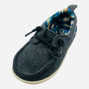 Mocasines sin cordones grises para niños pequeños talla 6 zapatos cómodos ligeros nuevos - Imagen 1 de 6