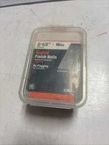 Paslode 650232 sortierter Finishing-Nagel, 2-1/2 Zoll L, 16 Ga, verzinkt, 1400 - Bild 1 von 4