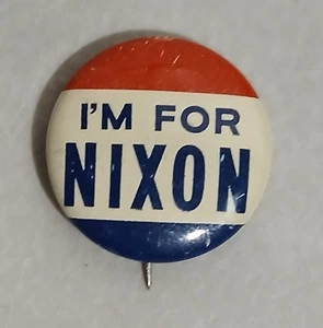 I'm For Nixon Button - GEBRAUCHT - Bild 1 von 2