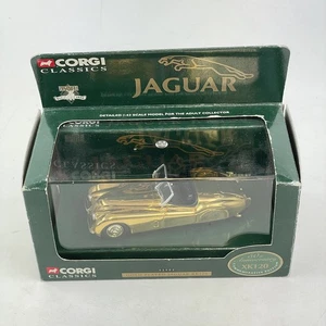 Corgi 02903 Jaguar XK120 Gold Plated - Picture 1 of 12