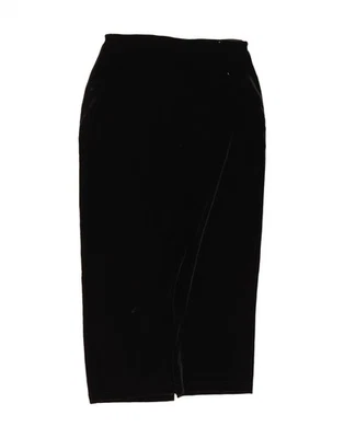 ST. BERNARD Womens Velvet Pencil Skirt UK 16 Large W30  Black Polyester AA05 - Image 1 of 3