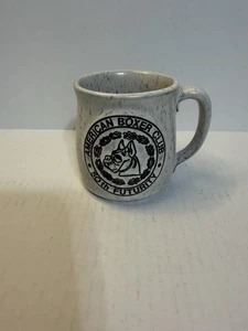 Taza de café American Boxer Club 50th Futurity Onion River Pottery - Imagen 1 de 4