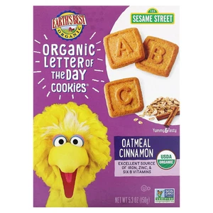 Organic Letter of The Day Cookies, 2+ Years, Oatmeal Cinnamon, 5.3 oz (150 g) - Picture 1 of 2