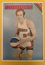 1975-76 Red Robbins #295 Virginia Squires ABA topps Basketball card NBA Vintage
