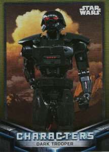 Topps Star Wars The Mandalorian Karte C-20 Yellow Parallel Dark Trooper - Bild 1 von 2