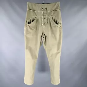 KAPITAL Größe M -sarouel- Grün Baumwolle Tiefer Schritt Freizeithose - Bild 1 von 4