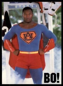 Super Bo ! Bo Jackson Superman Auburn Tigers PROMO Raiders Royals White Sox RARE !