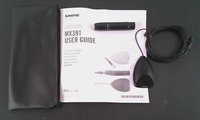 Shure MX391/O Condenser Microphone -Black Omnidirectional Microphone - Image 1 of 4