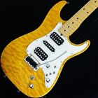 Tom Anderson  Drop Top Classic Quilted Maple Top on Basswood Translucent Yellow