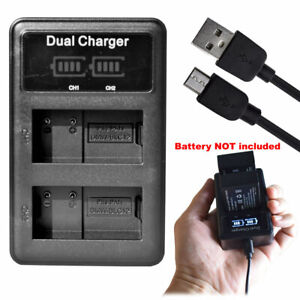 Battery Charger for Panasonic Lumix DMC-FZ200 DMC-FZ300 DMC-FZ1000 -DMW-BLC12 PP