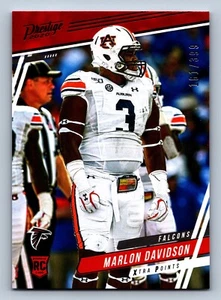 Marlon Davidson Falcons 2020 Prestige Xtra Points Red d/399 Rookie Football #281 - Picture 1 of 2