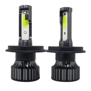 Couple Led Car Lamps Headlight Bulbs H4 110W 24000 LM 6000K White Xenon - Picture 1 of 12