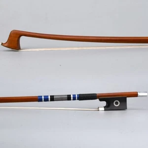 E.SARTORY Copy Master Violin 4/4 Bow Pernambuco Ebony Ring Frog Silver Part Fast - Picture 1 of 12
