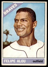 1966 Topps Felipe Alou . Atlanta Braves #96