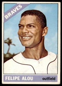 1966 Topps Felipe Alou . Atlanta Braves #96