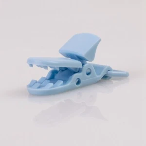 10pcs Baby Safe Dummy Plastic Pacifier Clip Holder Soother DIY Making Sky Blue - Picture 1 of 4