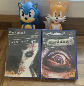 PlayStation 2 Manhunt 1 and 2 - Rare Bundle - Mint - Sealed - New Case - Picture 1 of 2