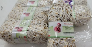 wolle stricken Knäuel dick beige effekt NS4 600gr. 540m häkeln wollknäuel k25 - Bild 1 von 6