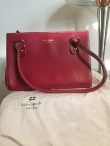 kade spade New York red satchel handbag - Picture 1 of 7