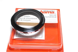 Hama 950149 Zebra Umkehrring Pentax PK Bajonett auf 49mm (neuwertig) - Bild 1 von 3