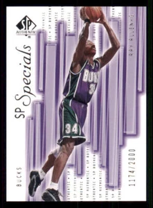2001-02 SP Authentic #145 Ray Allen SPEC /2000 - Picture 1 of 2
