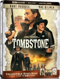 Tombstone (1993) 4K UHD + Blu-ray SteelBook ships in box - Picture 1 of 4