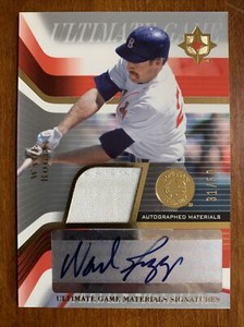 Wade BOGGS 2004 Ultimate Collection Game Materials Signatures Relic AUTO 31/50