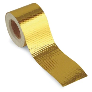 Hitzeschutz Band selbstklebend Gold Tape Klebeband reflektierend 2in x 9,1m DEI - Picture 1 of 3