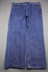 Pantalones de mezclilla para hombre Faded Glory pierna recta lavado medio algodón talla 40x32 (medida 40x30) - Imagen 1 de 5