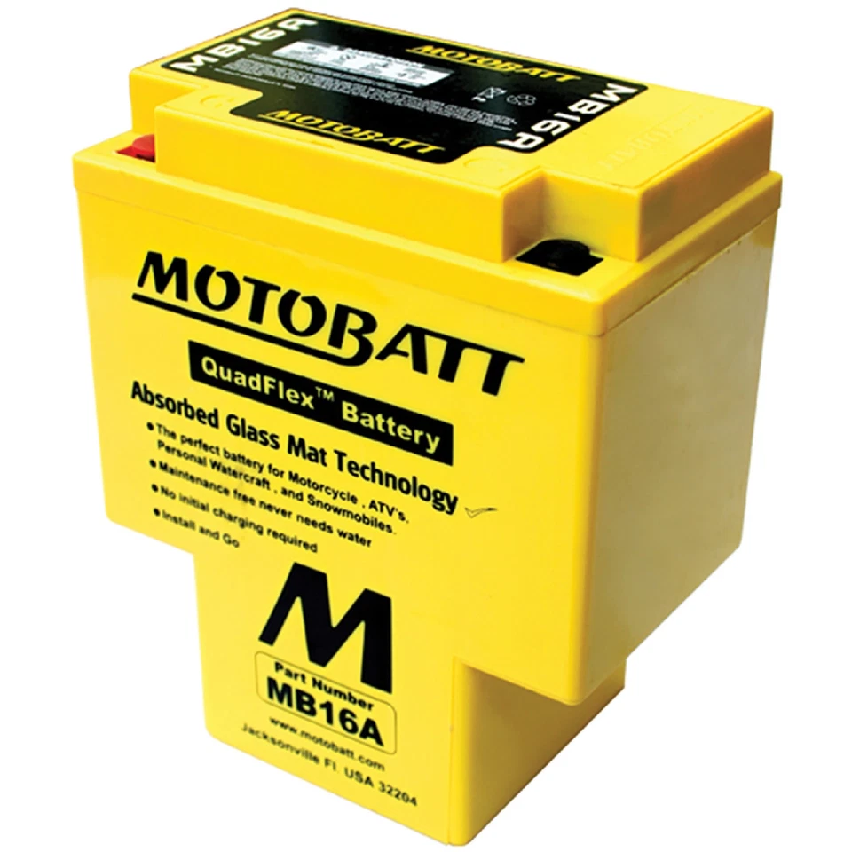Motobatt Battery For Honda VT750C Shadow 750cc 1983 Foto 1 de 3