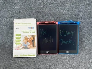 βοΈ Veioze 8.5" LCD Hand Writing Boards XS-P8S Pair π Eco-Friendly Writing Tab - Picture 1 of 13