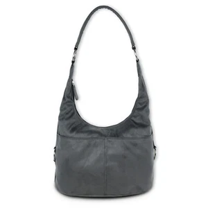Bolso de cuero sintético dragón para mujer gris 37x18x25 WEG67-OTS-100K - Imagen 1 de 5