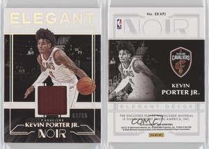 2019-20 Panini Noir Elegant Decor Jerseys /65 Kevin Porter Jr #ER-KPJ Rookie RC