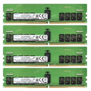 Samsung 64GB 4X16GB PC4-25600R 3200MHZ 288PIN ECC Registered Server RDIMM Memory - Picture 1 of 5
