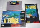 D Force (super Nintendo Snes) Complete In Box Cib
