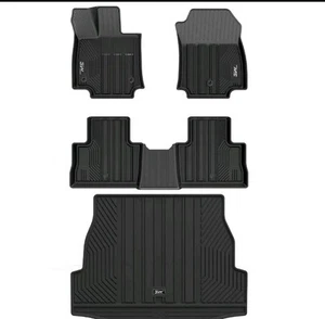 3W Cargo Mat Car Floor Mats Liners 3D TPE Full Set for 2019-2023 Toyota RAV4 - Picture 1 of 3