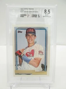 1992 Topps Traded Gold Nomar Garciaparra Rookie Card 39T BGS 8.5 - Picture 1 of 3