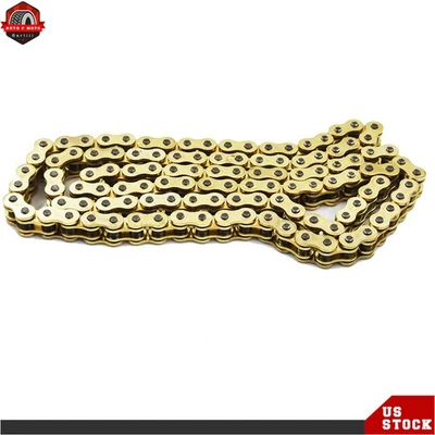 Cadena de transmisión color dorado 520 x114 ATV moto 520 paso con junta tórica 114 eslabones Foto 1 de 4