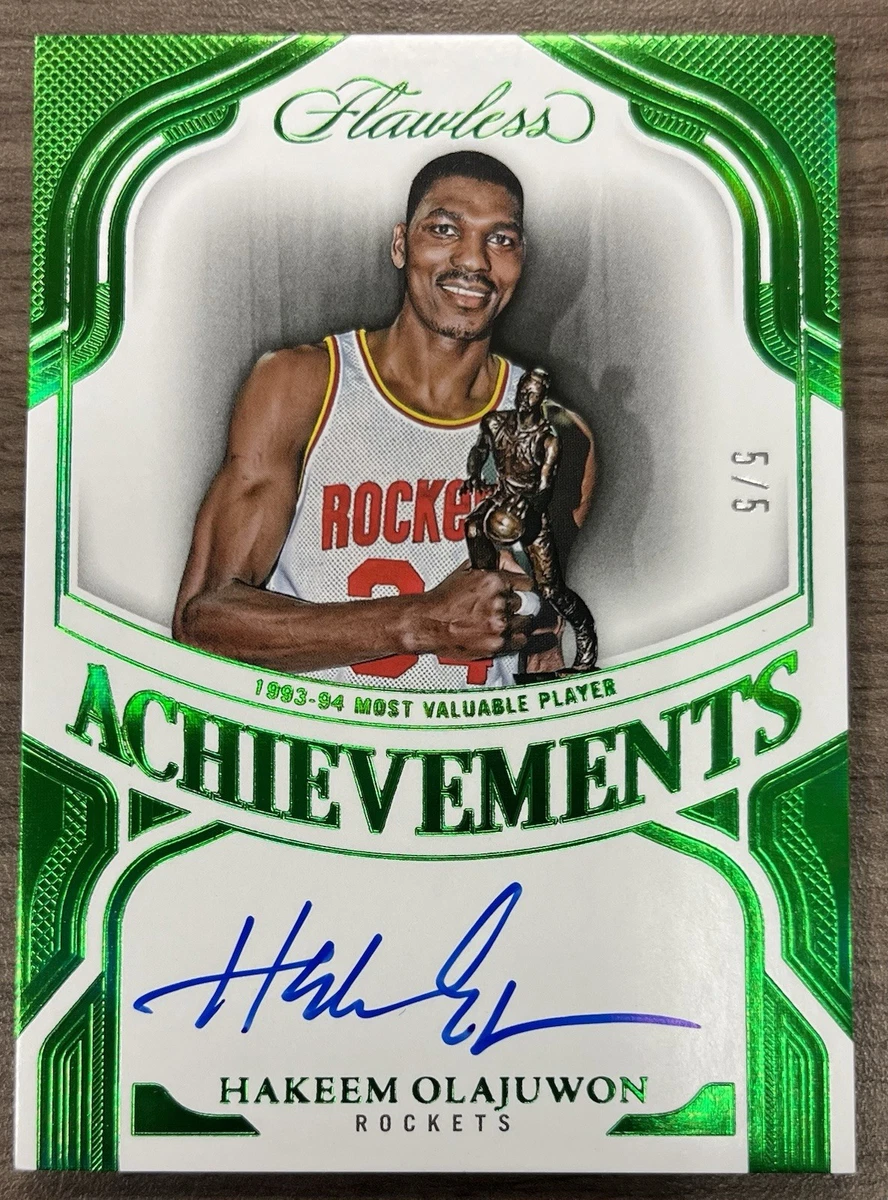 Eminence Hakeem Olajuwon Auto 直筆サイン Eminence Hakeem Olajuwon Auto 直筆サイン Eminence Hakeem Olajuwon