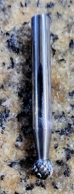 🗽 CARBIDE 1/4" BALL DEBURRING TOOL 1/4" SHANK - Image 1 of 4