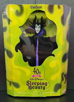 Disney 12" MALÉFICA Durmiendo 40 Aniversario 5to Grandes Villanos De Colección 1998 Foto 1 de 4
