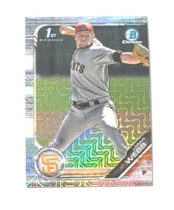 2019 Bowman Chrome Mega Box Ref #BCP79 Logan Webb 1st (GIANTS)!! - Bild 1 von 3